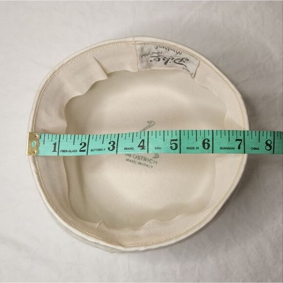 50s Designer Pillbox Hat - Picture 6 of 10